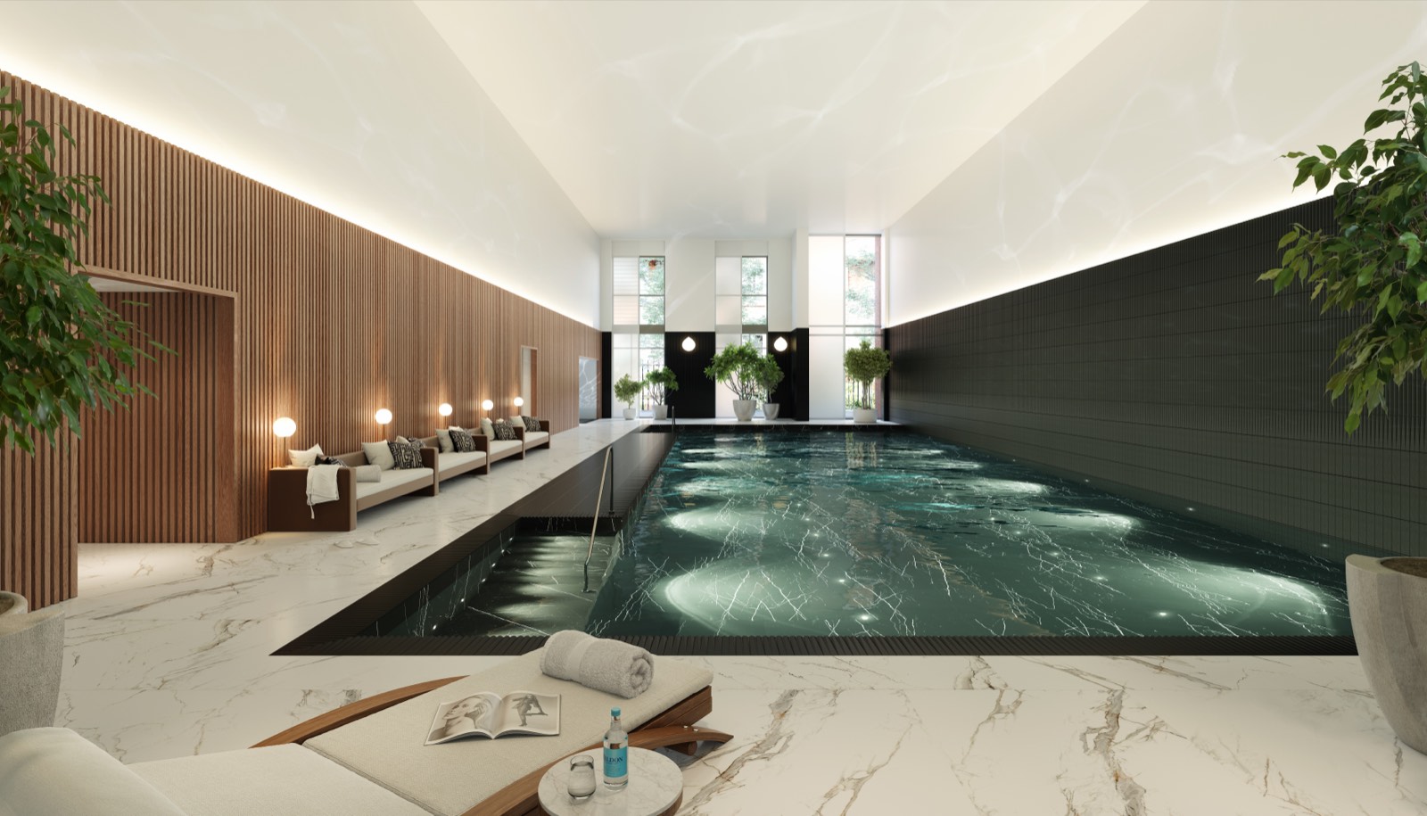 19-metre residents' swimming pool